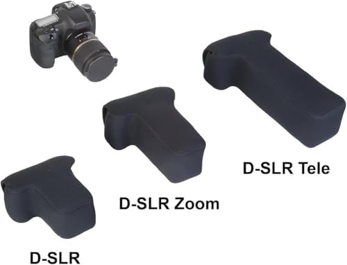 OP/TECH USA Soft Pouch – Compact digital camera case, lightweight accessories pouch, sleek neoprene sleeve for DSLR, perfect for backpacks & travel – durable protection in style | D-SLR| Black - Image 5
