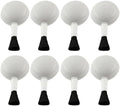 8 Piece 2 in 1 Camera Lens Brush Blower Cleaning Kit ABS White by Mobestech