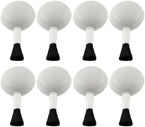 8 Piece 2 in 1 Camera Lens Brush Blower Cleaning Kit ABS White by Mobestech