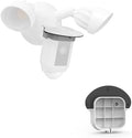 Sun Rain Shade Camera Cover Compatible with R-ing Floodlight Cam Wired Plus, for R-ing Floodlight Outdoor Weather-Resistant Rain Shield Accesorios (White) by Koroao