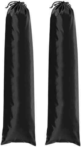 Tripod Case Bag, Nylon Tripod Storage Bag, Long Foldable Monopod Compact Carrying Organizer Pouch- Fitting for (Monopod/Light Stand/Umbrella/Travel) 31 x 8 In & 2 Pack & Black by YELARXI