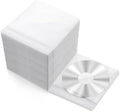 200Pcs CD DVD Sleeves Envelopes, Double Sided, White by Krijuess