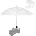 19.7" Camera Hot Shoe Umbrella Clear Camera Umbrella(NOT for Sunshade) by Kiorafoto