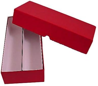 Guardhouse 10" Double Row Storage Box for 2" Paper and Plastic Coin Holders Red by Guardhouse