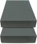 Golden State Art, Archival Storage Box, Gray, 14.75x18.75x3 Inch, Pack of 2 by GoldenStateArt