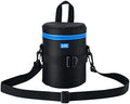 JJC Medium Camera Lens Case for Canon EF 24-70mm F/2.8L II Below 3.9x6.5'' by JJC