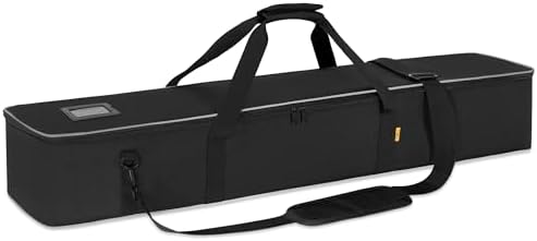 Multifunctional Tripod Bag 40 X 7 X 7 Inches / 101.5 X 18 X 18 cm Heavy Duty Tripod Carrying Case with Handle for Lights, Speakers, Cameras, Booms, Microphone Stands, Black by ITHWIU