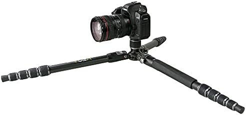 Vanguard VEO3T235ABP Aluminum Travel Tripod with Ball Head, Removeable Pan Handle, and Quick Shoe with Built-in Smartphone Holder - Image 6