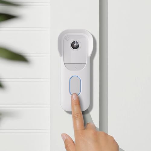 Blink Doorbell Camera Cover - Weatherproof Silicone Protective Case with Brim for for Blink Video Doorbell 2025 New Model (2nd Gen), Full Protection, Easy Installation (White) - Image 7