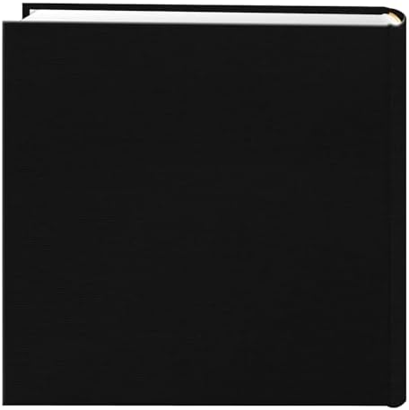Fabric Frame Cover Photo Album 200 Pockets Hold 4x6 Photos, Deep Black - Image 2