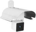Uogw Weatherproof Protective Cover for WYZE Cam Pan V3/V2/V1,WYZE Cam v4,Aluminum Alloy Sun Rain Shade Cover Mount,Camera not Included (1 Pack White) by UOGW