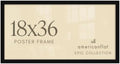 Americanflat 18x36 Poster Frame - Engineered Wood - Black by Americanflat