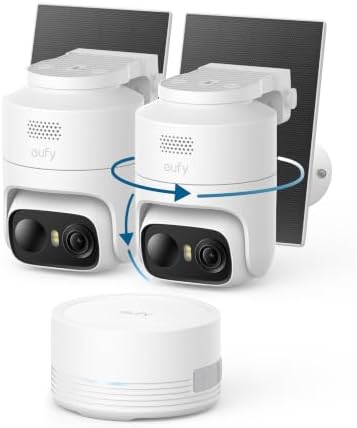 eufy Security eufyCam C37 2-Cam Kit, 360° Pan&Tilt Auto Tracking by Unknown