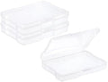 PATIKIL 4"x6" Photo Storage Box 2Pack Picture Organizer Cases Clear by PATIKIL