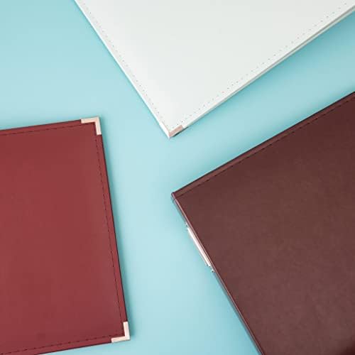 We R Memory Keepers 12x12 Photo Album Cinnamon Protect Memories & Photos, Acid-free Faux Leather, Snag-free Rings, Includes 5 Page Protectors, Scrapbooking - Image 7