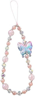 Beaded Phone Charm Lanyard Strap Girly Style Fixed Beads Pearl Lanyards by Staqlo