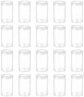 LIUSM Clear Plastic Film Canisters with Lids, 20 PCS, 35mm Caliber by LIUSM