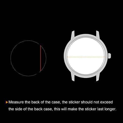 HARFINGTON Watch Back Cover Protective Film, PE Round Watch Back Case Protector Film for Watch Back Case Protection - Image 5