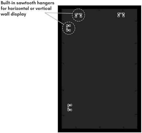 Americanflat 22x35 Poster Frame - Engineered Wood - Black - Image 6