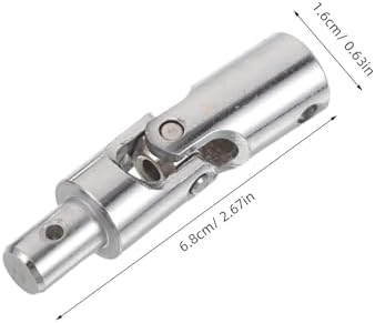 Universal Joint Shaft Coupler Aluminum Alloy Material with Rotatable Steering Shaft Design Whisper Quiet Performance, Wide Compatibility for Window Opener for Roller Shutter - Image 2