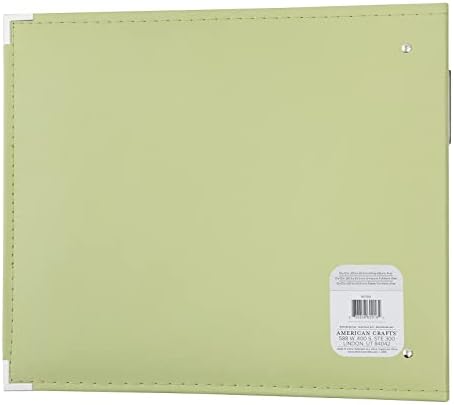 We R Memory Keepers 12x12 Photo Album, Kiwi, Protect Memories & Photos, Acid-free Faux Leather, Snag-free Rings, Includes 5 Page Protectors, Scrapbooking - Image 2