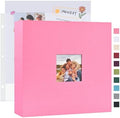 Mublalbum 12x12 Inch 3 Ring DIY Scrapbook Photo Album 80 Pages, Pink by Mublalbum