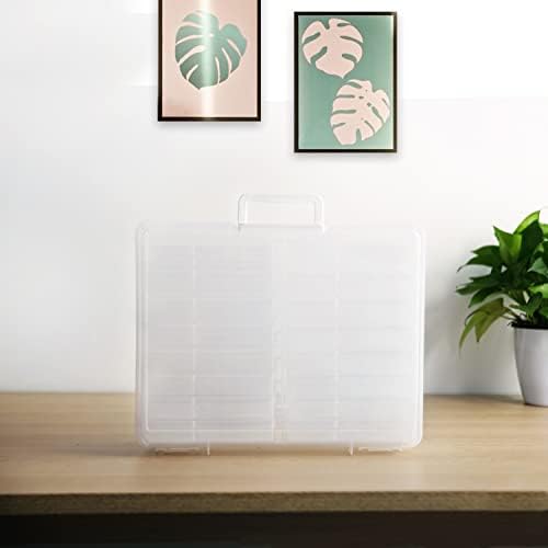 4" x 6" Photo Storage Case with Handle, 16 Inner Photo Organizer Keeper, Extra Large Storage Picture Boxes, Seed Storage, Transparent Craft Keeper (16 Pack Inner Box) - Image 6