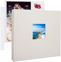 1DOT2 12x12 Inch 3 Ring DIY Scrapbook Photo Album, Beige by 1DOT2