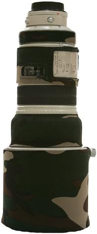 LensCoat Lens Cover for Canon 300IS f/2.8 camouflage neoprene camera lens protection sleeve (Forest Green Camo) by LENSCOAT