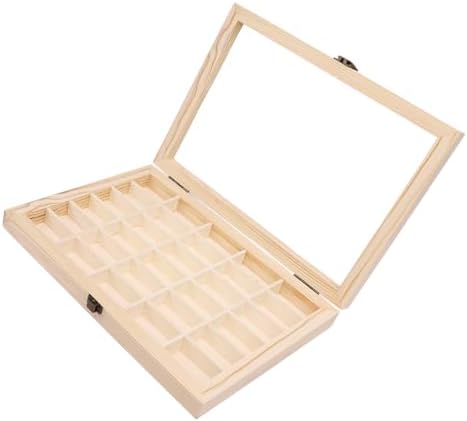 30 Slots Wooden Film Cassette Display Case for 135 Film Cassette, Solid Wood, Rustic Style, Practical Storage Rack with Latch Mechanism, Multipurpose Organizer - Image 7