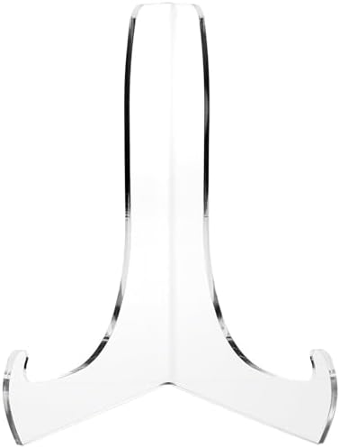 Plymor Clear Acrylic 60-Degree Angle Easel With Shallow Support Ledges, 9" H x 7" W x 5.75" D (12 Pack) - Image 2