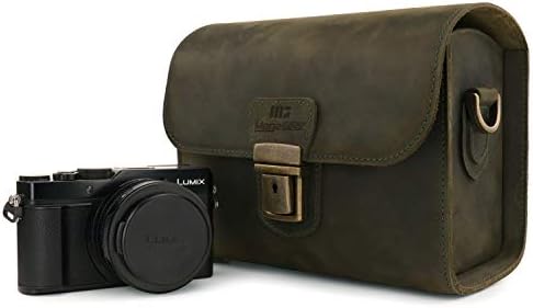 MegaGear Pebble Genuine Leather Camera Messenger Bag for Mirrorless, Instant and DSLR Cameras - Image 6