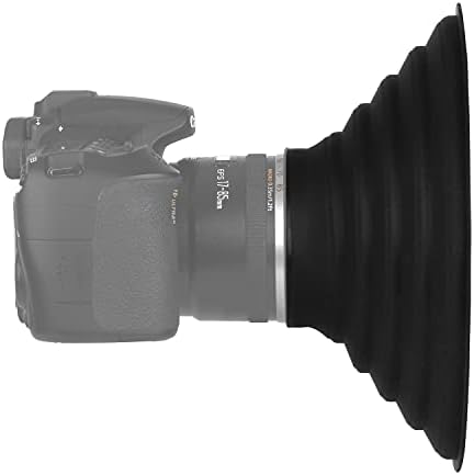 Easy Hood Lens Hood for Nikon Canon Pentax Sony Camera Lens, Ultimate Anti-Glass Anti-Reflective Silicone Rubber Collapsible Len Hood Take Reflection-Free Photos Video (50mm) - Image 7