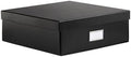 Oxford Keepsake Box, Protective Storage Box, Home and Office Organizer, Photo Storage Box, Souvenir Organizer, Medium, 12" x 12" x 4 1/4" (41788) by Oxford