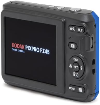 KODAK PIXPRO FZ45 16MP Compact Digital Camera, 4X Optical Zoom, AA, Blue - Image 4