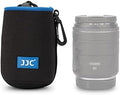JJC Neoprene Camera Lens Pouch Case, Drawstring Bag for Lens up to 3.5x5.9" by JJC