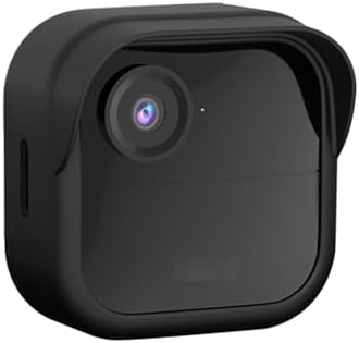 Silicone Case for All-New Blink Outdoor 4 (4th Gen) / 2K+ (Black, 1 Pack) by QOPOTO
