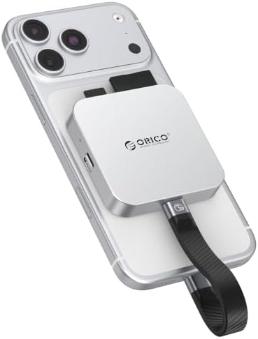 ORICO 4-in-1 Magnetic SD Card Reader for iPhone 15/16/17 by ORICO