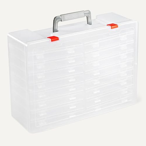 Amazon Basics 4" x 6" Photo Storage Case and Craft Organizer with 16 Inner Cases - Image 4