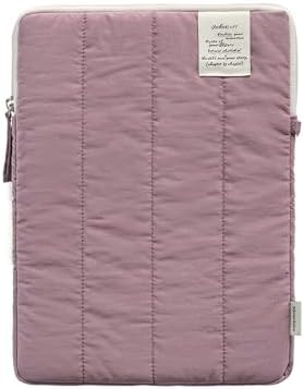 Monolike Archive 247 Cushion Tablet Pouch 11inch, Purple - Padded Protective Sleeve for iPad Pro/Air, Soft Vintage Style Case by Onlythingsilike