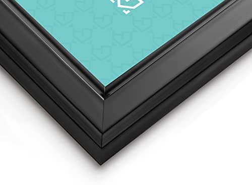 LaVie Home 5x7 Picture Frames (12 Pack, Black) Simple Designed Photo Frame with High Definition Glass for Wall Mount & Table Top Display, Set of 12 Classic Collection - Image 4