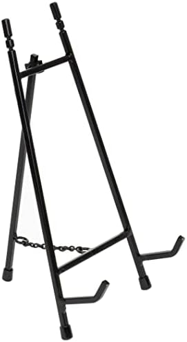 Red Co. 11” Tall Modern Metal Tripod Plate Stand and Art Holder Easel, Black by RedCo
