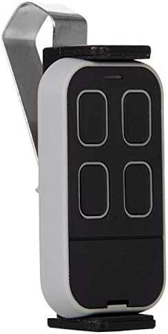 Universal Garage Door Opener Remote Cloner Universal Gate Opener Remote Cloning Homelink with Visor Clip Programmable Learning Key Fob 4-Buttons Multi Frequency 280MHZ-868MHZ (Black with Grey) by XIHADA