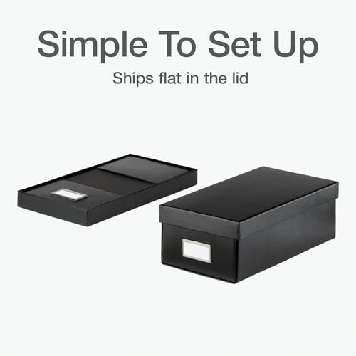 Oxford Keepsake Box, Protective Storage Box, Home and Office Organizer, Photo Storage Box, Souvenir Organizer, Small, 6" x 12" x 4 1/4" (41789) - Image 3