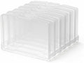 novelinks 6 Pcs 4"x6" Plastic Photo Storage Boxes with Tray (Clear 1Pack) by novelinks