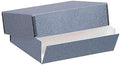 Lineco Museum Archival Drop-Front Storage Box, Acid-Free with Metal Edges, 8.5 X 10.5 X 3 inches, Gray (733-0008) Custom LIN-733-0008 by Lineco