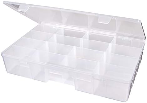 ArtBin 6980AG XL Solutions Box with Dividers, Art & Craft Organizer, [1] Plastic Storage Case, Clear - Image 4