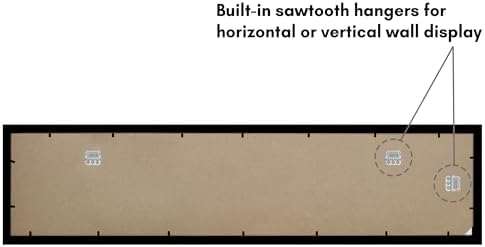 Americanflat 8x36 Picture Frame - Engineered Wood - Black - Image 5