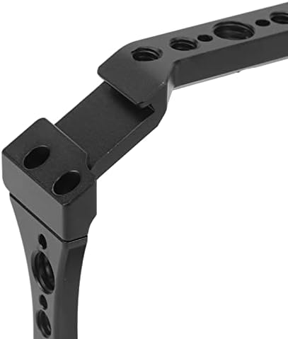 Jiawu Camera Cage, Aluminum Alloy Lightweight Multi Hole Design Camera Video Cage, Rig with Cold Shoe Locating Holes for M50 M5 Cameras - Image 7