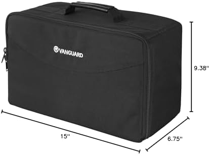 VANGUARD Divider Bag 37 Customizeable Compact Insert/Protection Bag for DSLR Camera, Lenses, Accessories. 11 Liter Capacity - Image 6